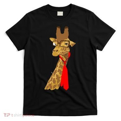 Where Would a Giraffe Wear a Tie? - Red Neck Tie T-Shirt