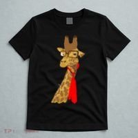 Where Would a Giraffe Wear a Tie? - Red Neck Tie T-Shirt thumb 5