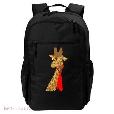 Where Would a Giraffe Wear a Tie? - Red Neck Tie Backpack