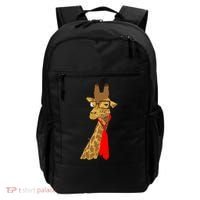 Where Would a Giraffe Wear a Tie? - Red Neck Tie Backpack thumb 0