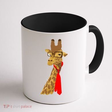Where Would a Giraffe Wear a Tie? - Red Neck Tie Coffee Mug back