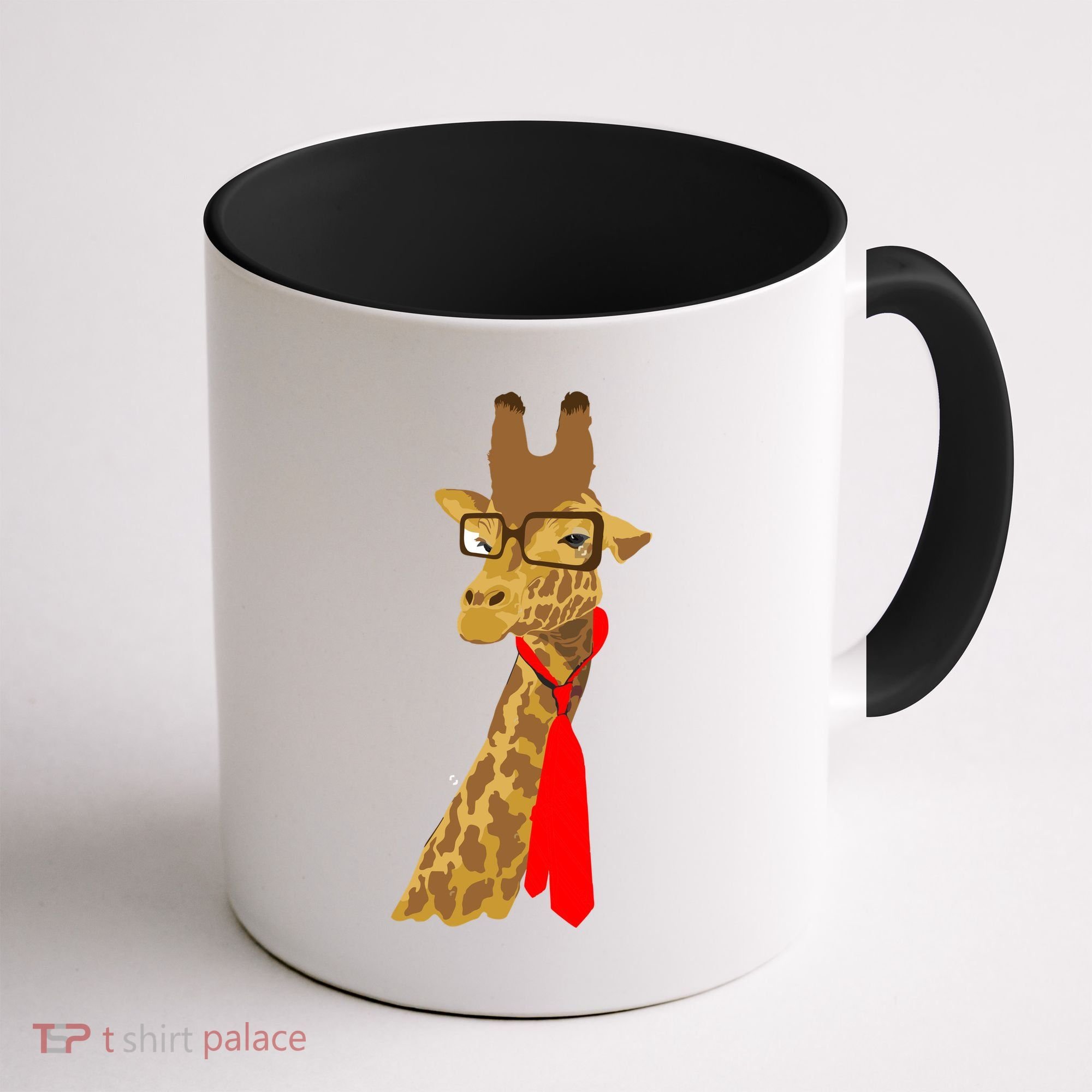 Where Would a Giraffe Wear a Tie? - Red Neck Tie Coffee Mug