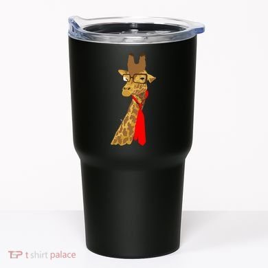 Where Would a Giraffe Wear a Tie? - Red Neck Tie Tumbler