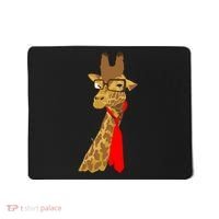 Where Would a Giraffe Wear a Tie? - Red Neck Tie Mousepad thumb 0