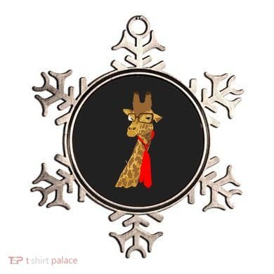 Where Would a Giraffe Wear a Tie? - Red Neck Tie Ornament