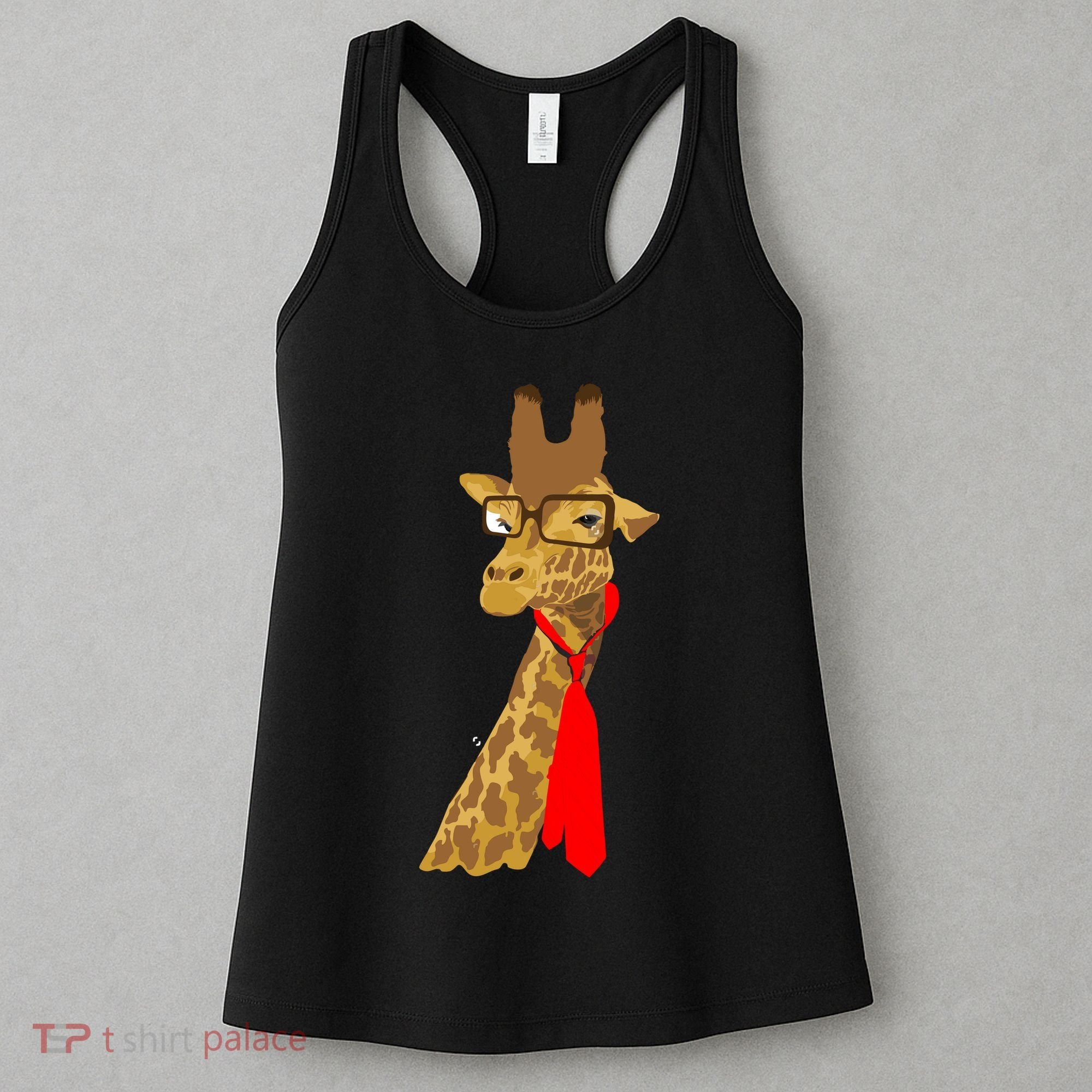 Where Would a Giraffe Wear a Tie? - Red Neck Tie Women's Tank Top