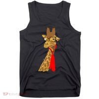 Where Would a Giraffe Wear a Tie? - Red Neck Tie Tank Top thumb 0