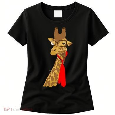 Where Would a Giraffe Wear a Tie? - Red Neck Tie Women's T-Shirt
