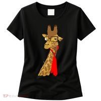 Where Would a Giraffe Wear a Tie? - Red Neck Tie Women's T-Shirt thumb 0
