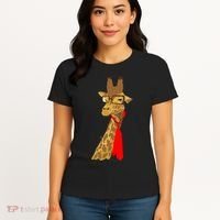 Where Would a Giraffe Wear a Tie? - Red Neck Tie Women's T-Shirt thumb 4