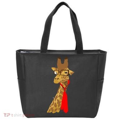Where Would a Giraffe Wear a Tie? - Red Neck Tie Tote Bag