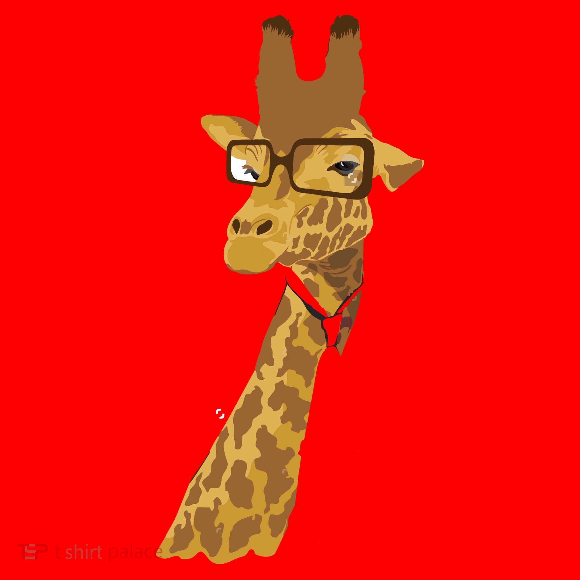 Where Would a Giraffe Wear a Tie? - Red Neck Tie Santa Hat