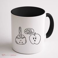 Wheres the Stick Go? Caramel Apple Coffee Mug thumb 1