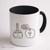 Wheres the Stick Go? Caramel Apple Coffee Mug thumb 1