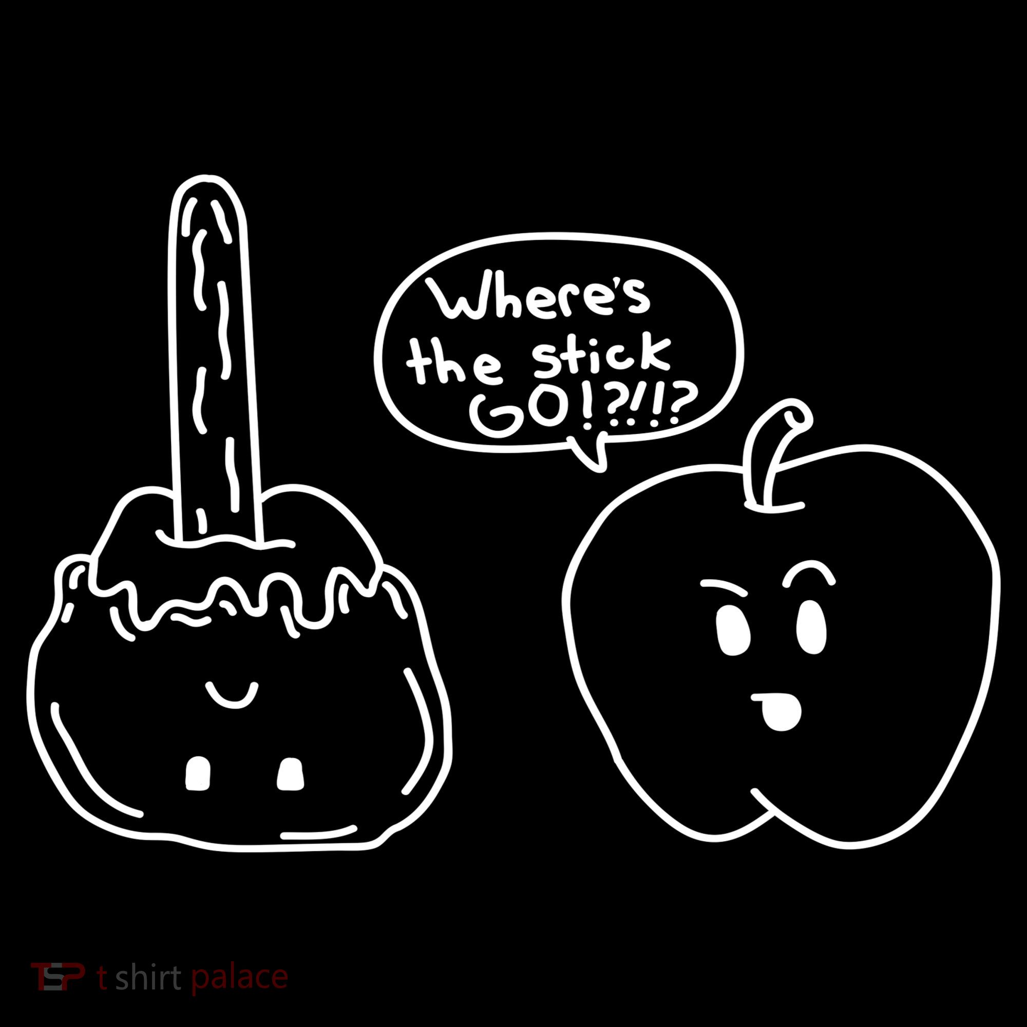 Wheres the Stick Go? Caramel Apple Women's Hoodie