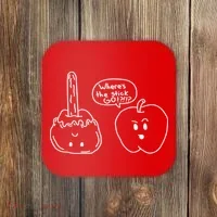 Wheres the Stick Go? Caramel Apple Coaster thumb 0