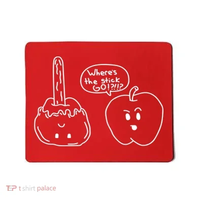Wheres the Stick Go? Caramel Apple Mousepad