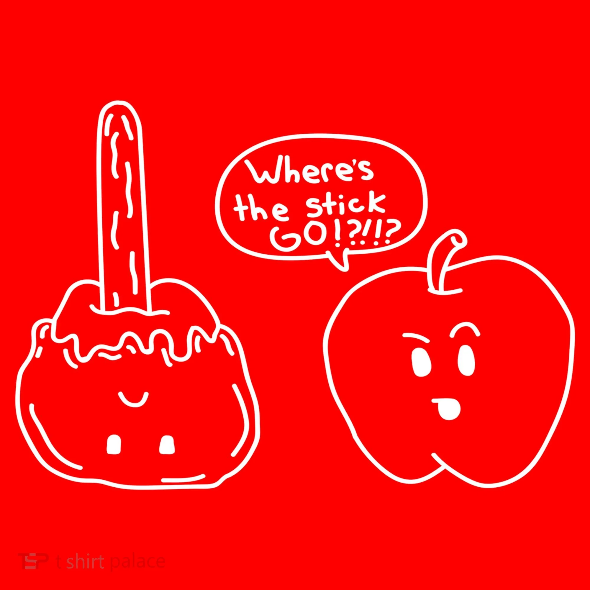 Wheres the Stick Go? Caramel Apple Mousepad