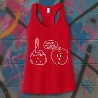 Wheres the Stick Go? Caramel Apple Women's Tank Top thumb 3