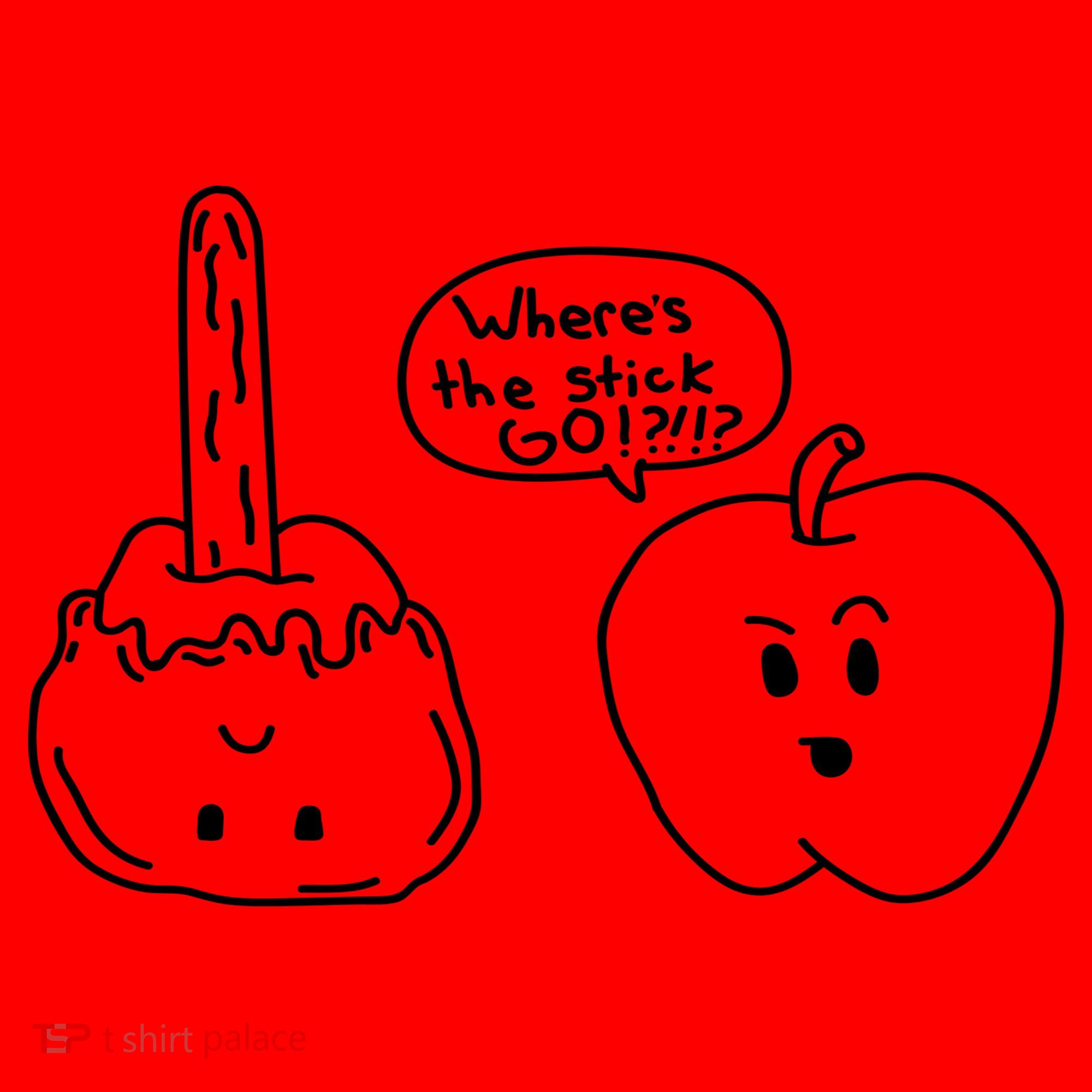 Wheres the Stick Go? Caramel Apple Santa Hat