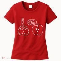 Wheres the Stick Go? Caramel Apple Women's T-Shirt thumb 0