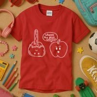 Wheres the Stick Go? Caramel Apple Kids T-Shirt thumb 3