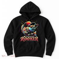 Weekend Hooker Funny Bass Fishing Hoodie thumb 0