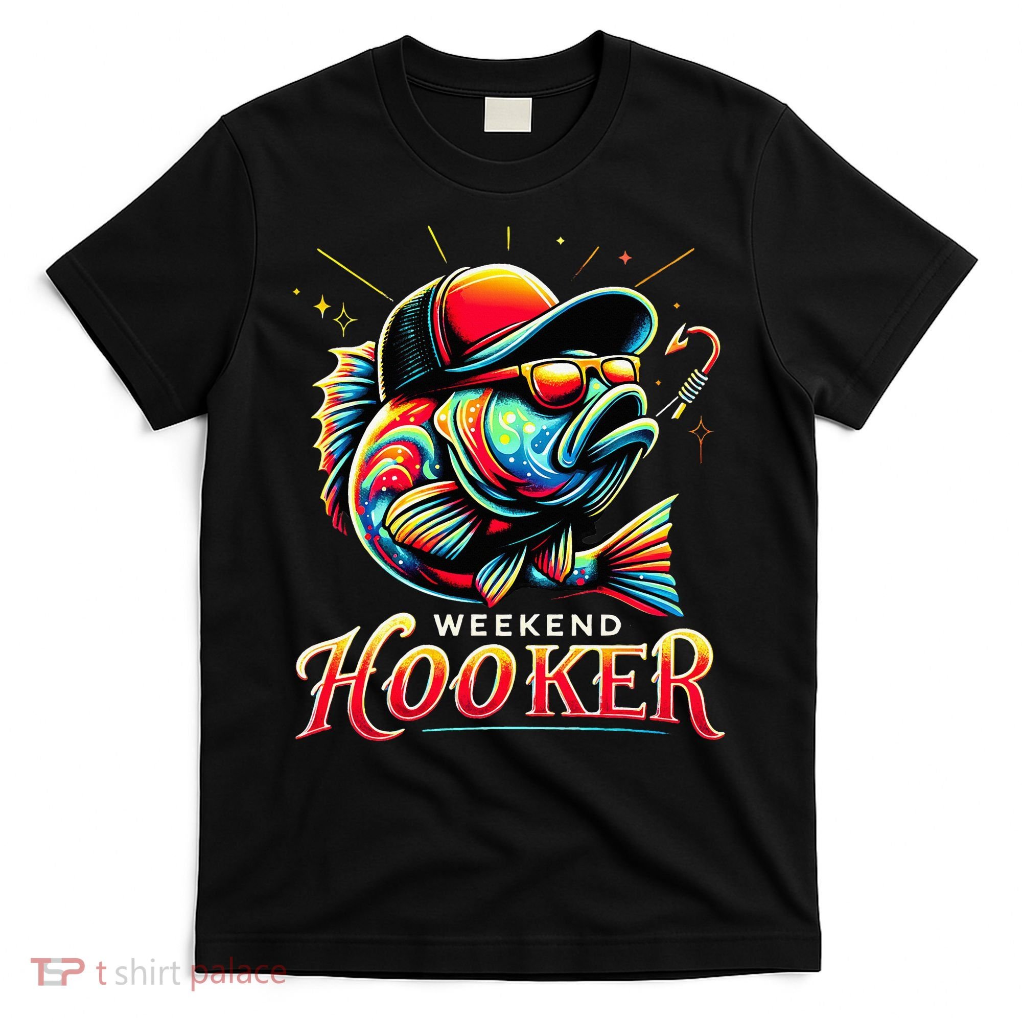Weekend Hooker Funny Bass Fishing T-Shirt