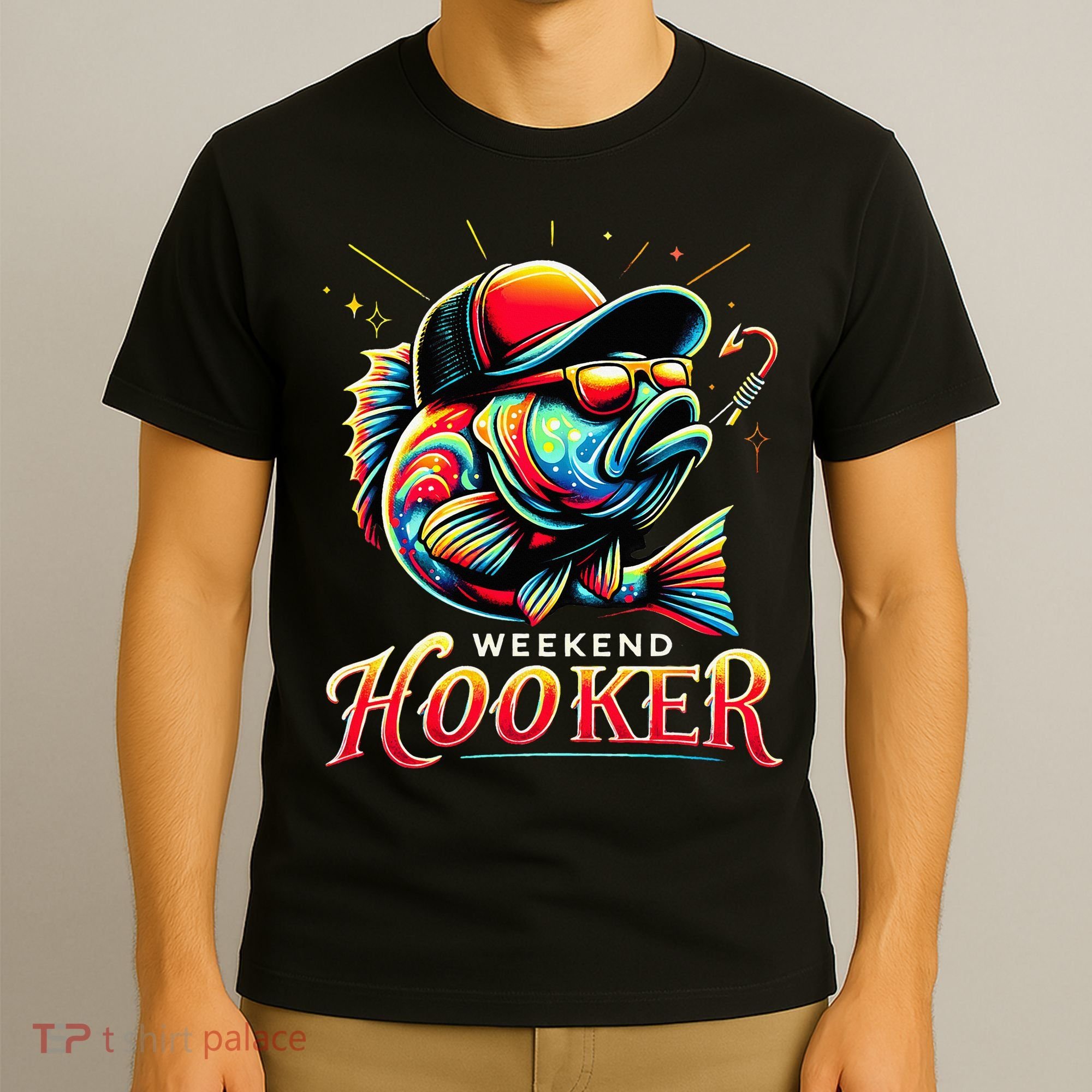 Weekend Hooker Funny Bass Fishing T-Shirt
