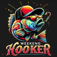 Weekend Hooker Funny Bass Fishing Polo thumb 3
