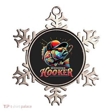 Weekend Hooker Funny Bass Fishing Ornament