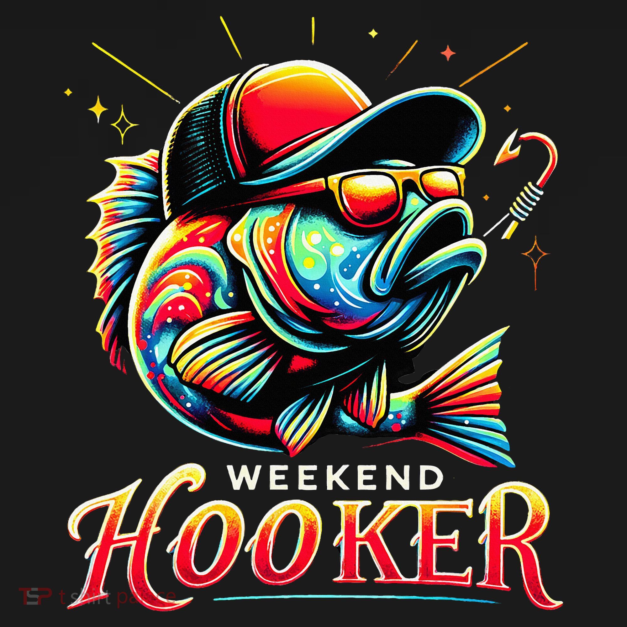 Weekend Hooker Funny Bass Fishing Women's Tank Top