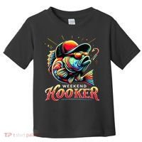 Weekend Hooker Funny Bass Fishing Toddler T-Shirt thumb 0