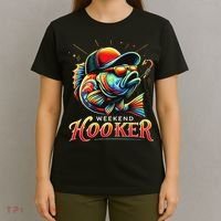 Weekend Hookerr Funny Fish Dad Love Fishing Father's Day T-Shirt thumb 4