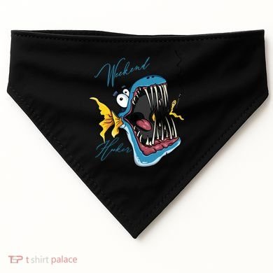 Weekend Hooker Fishing USA-Made Doggie Bandana