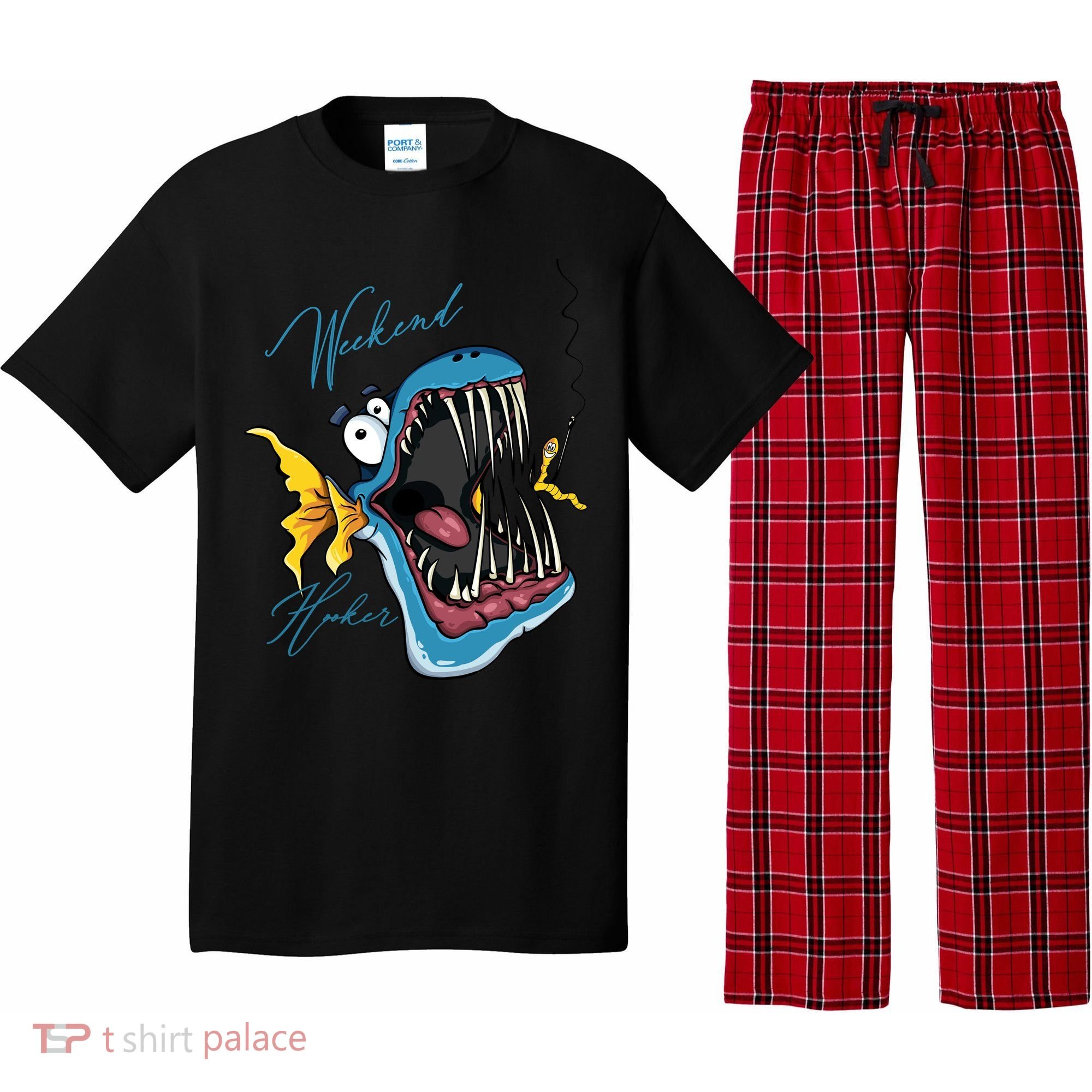Weekend Hooker Fishing Pajama Set