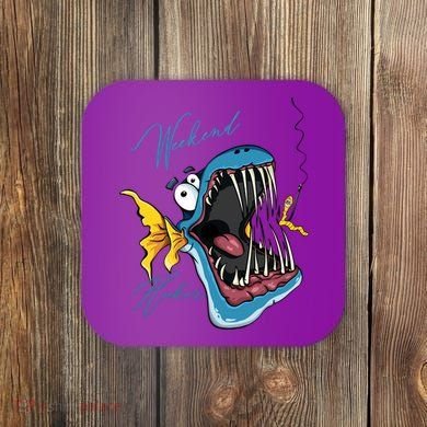 Weekend Hooker Fishing Coaster