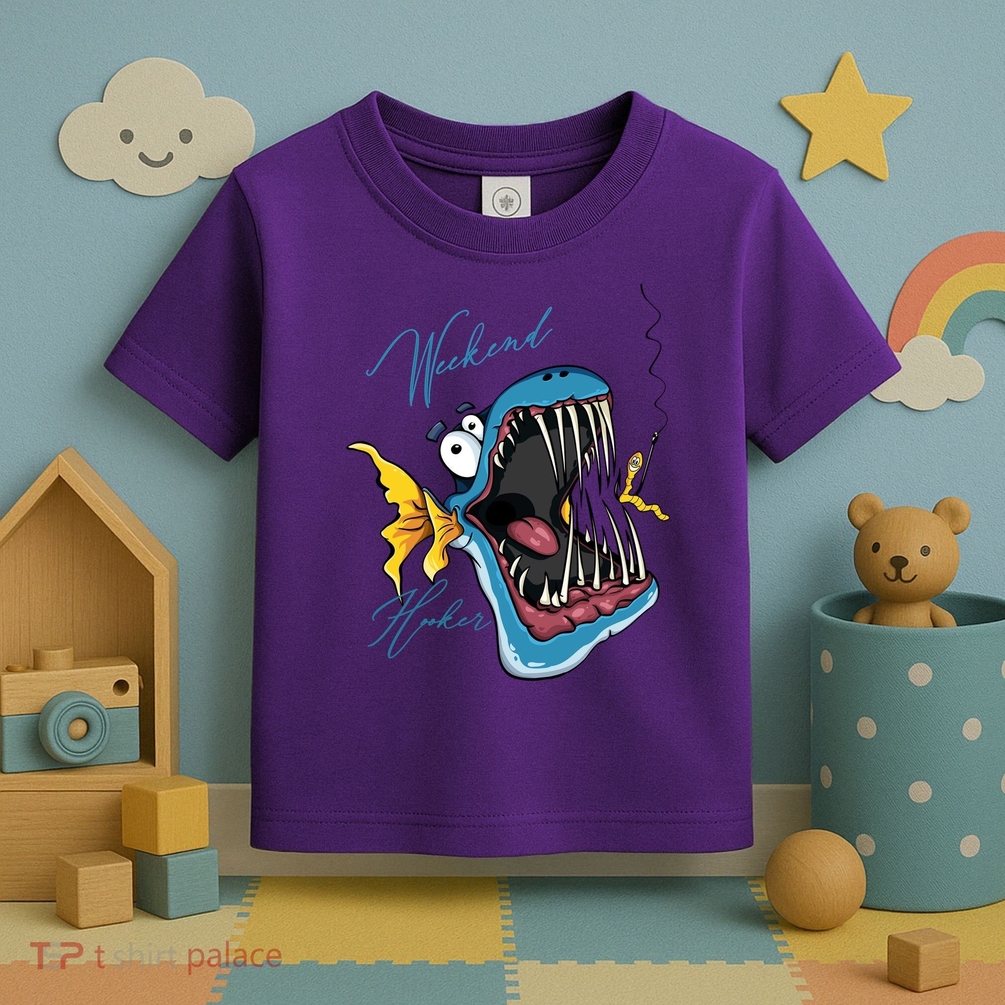 Weekend Hooker Fishing Toddler T-Shirt