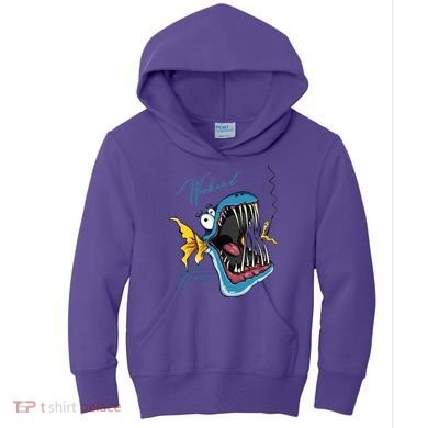 Weekend Hooker Fishing Kids Hoodie