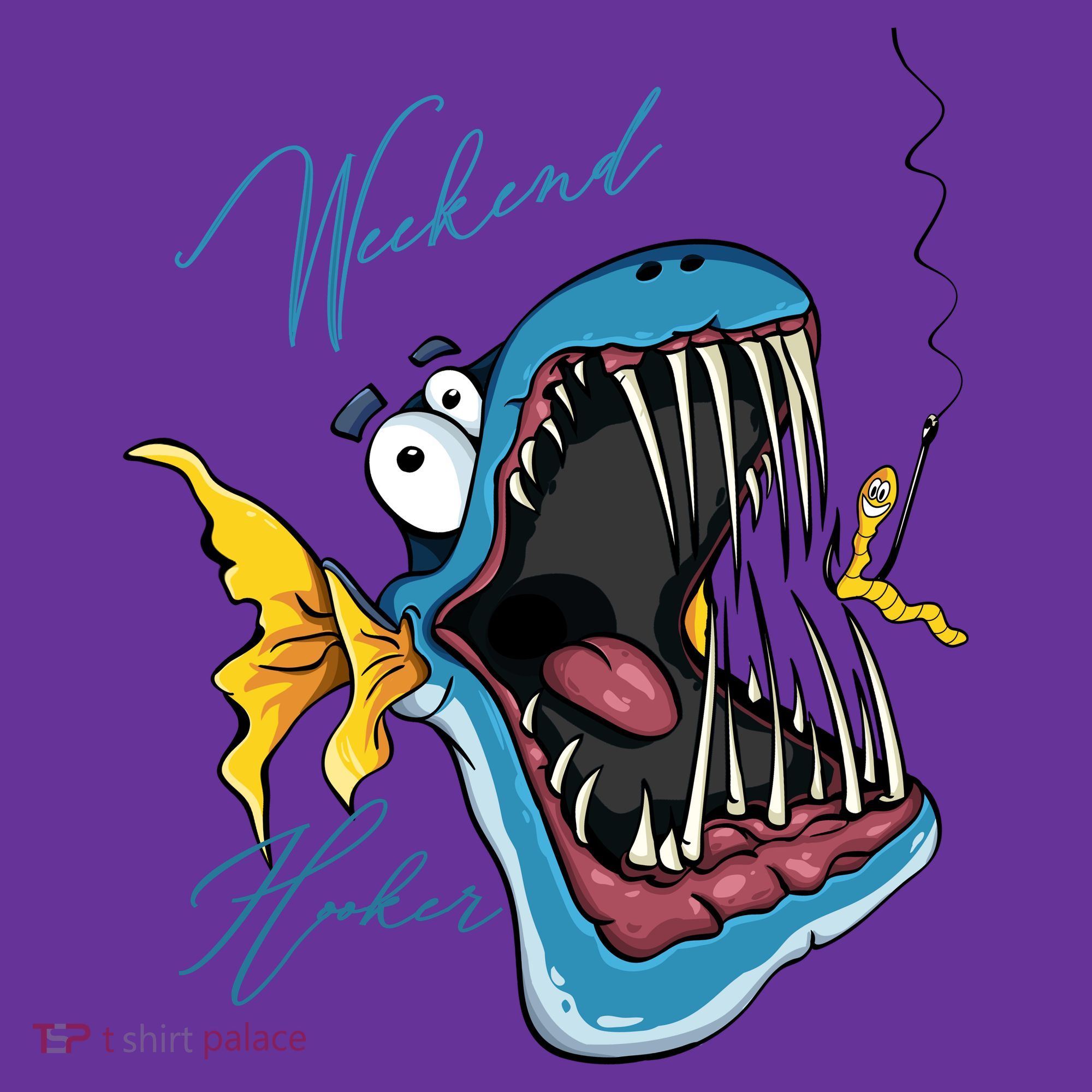 Weekend Hooker Fishing Kids Hoodie