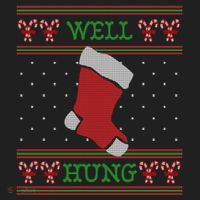 Well Hung Funny Adult Ugly Christmas Style Gift Beanie thumb 2