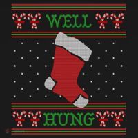 Well Hung Funny Adult Ugly Christmas Style Gift Ornament thumb 1