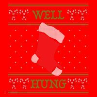 Well Hung Funny Adult Ugly Christmas Style Gift Santa Hat thumb 1