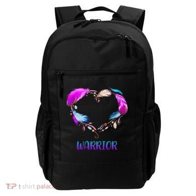 Warrior Heart Feather Graphic Backpack
