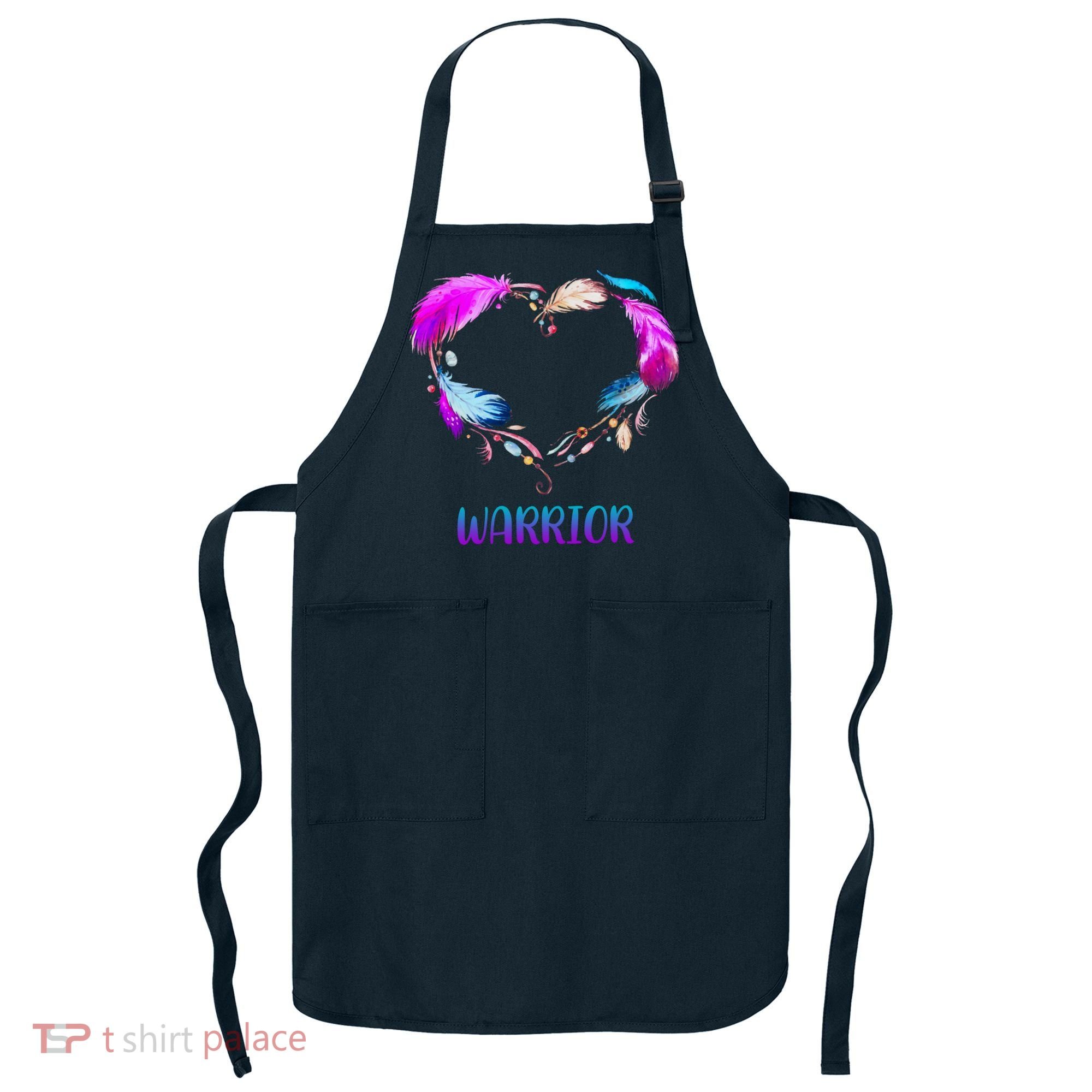 Warrior Heart Feather Graphic Apron