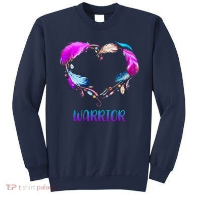 Warrior Heart Feather Graphic Sweatshirt
