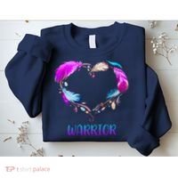 Warrior Heart Feather Graphic Sweatshirt thumb 2