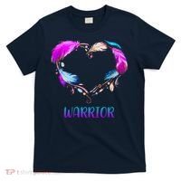 Warrior Heart Feather Graphic T-Shirt thumb 0