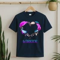 Warrior Heart Feather Graphic T-Shirt thumb 2
