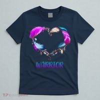 Warrior Heart Feather Graphic T-Shirt thumb 5
